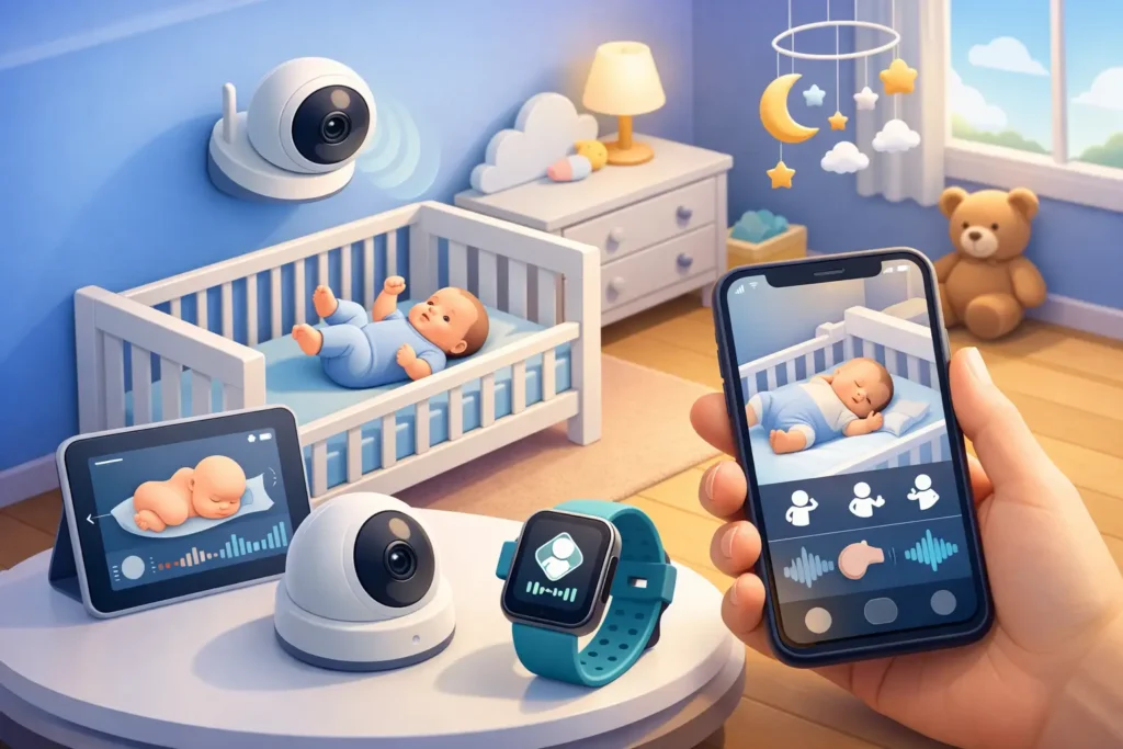 Cómo monitorear movimientos del bebé en casa