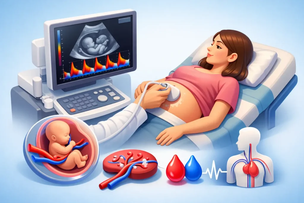 Ultrasonido Doppler en embarazo: qué evalúa