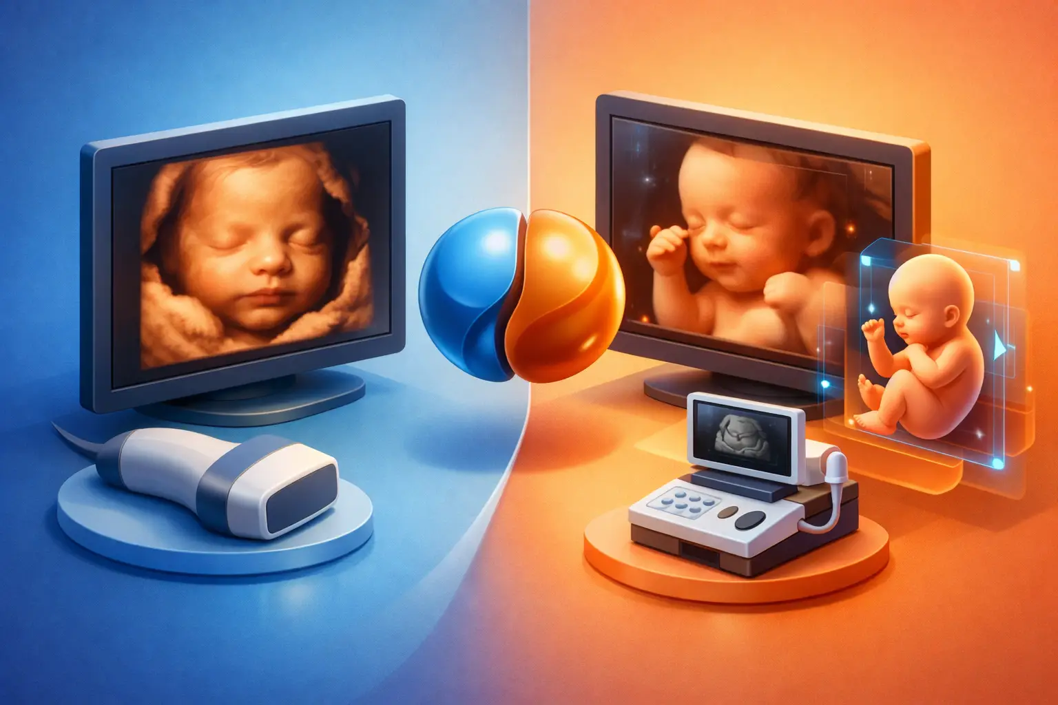Ecografía 3D vs 4D: cuál es la diferencia