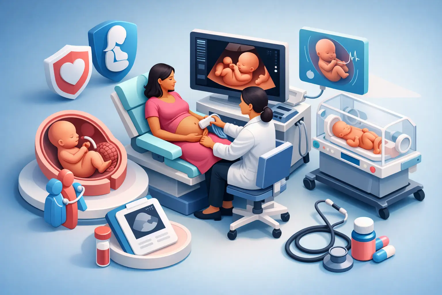 Medicina materno fetal para un embarazo cuidado