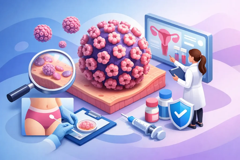 Papiloma humano: detección, cuidado y prevención