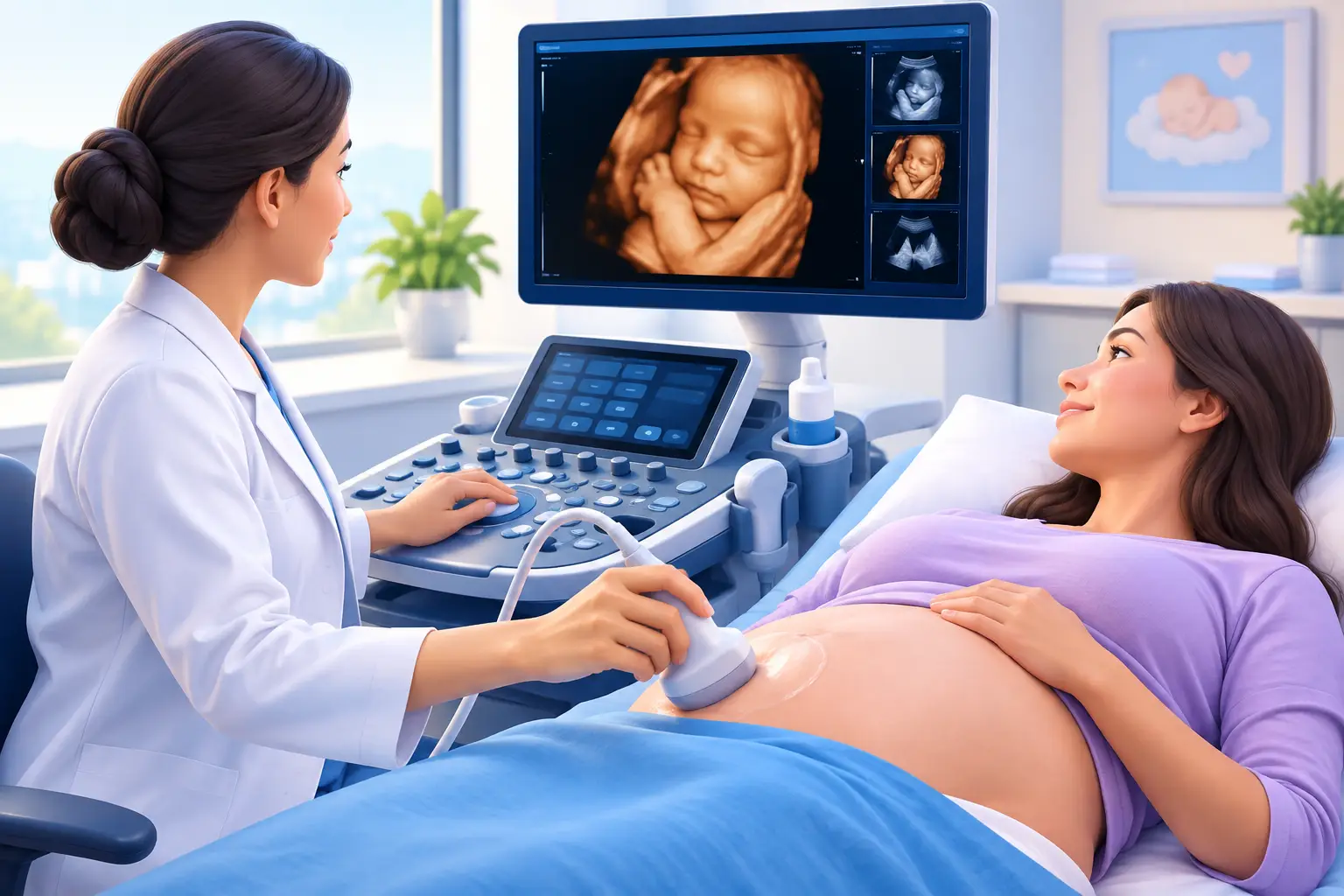 Guía de ultrasonido prenatal avanzado en embarazo