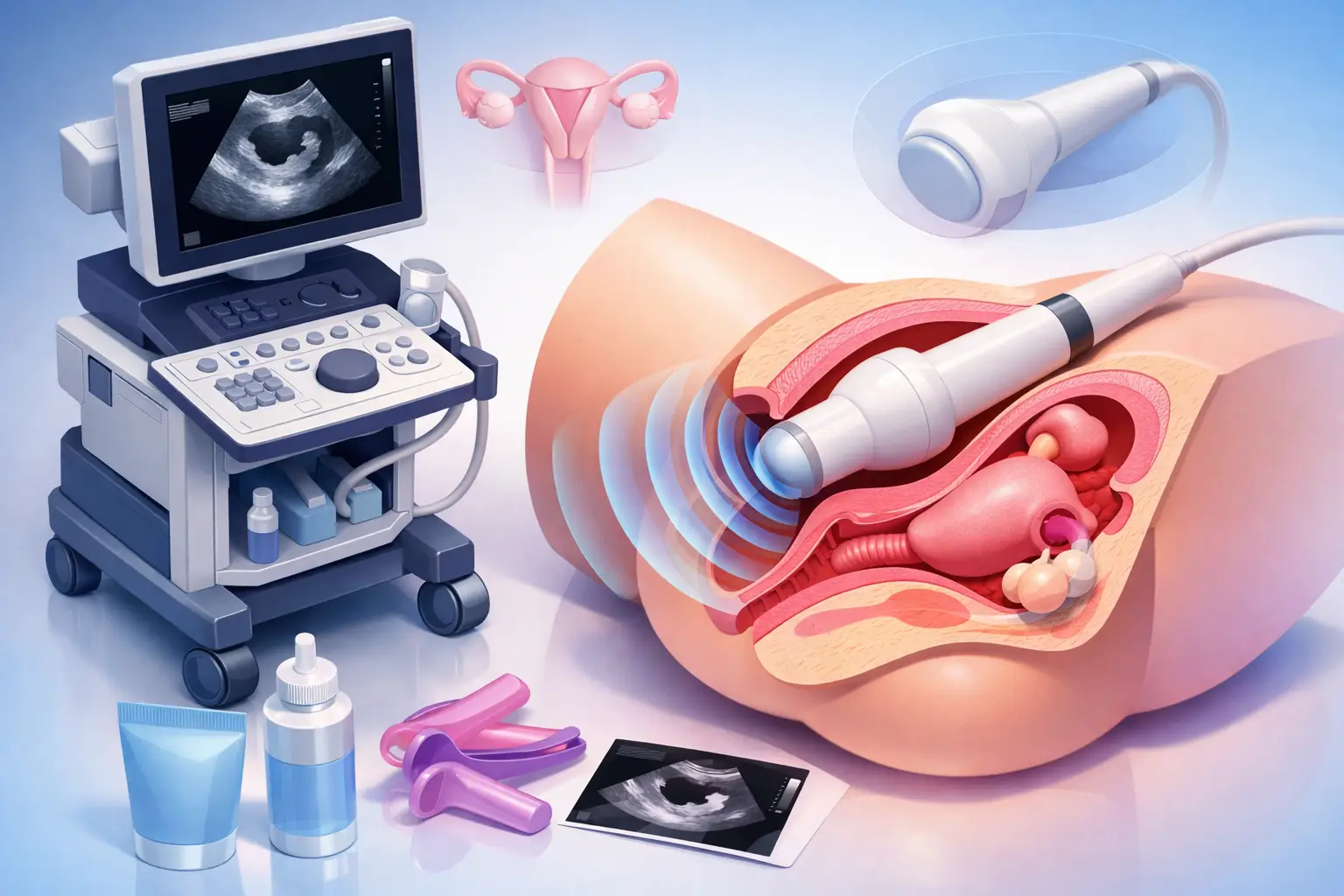 ¿Qué es el ultrasonido ginecológico transvaginal?
