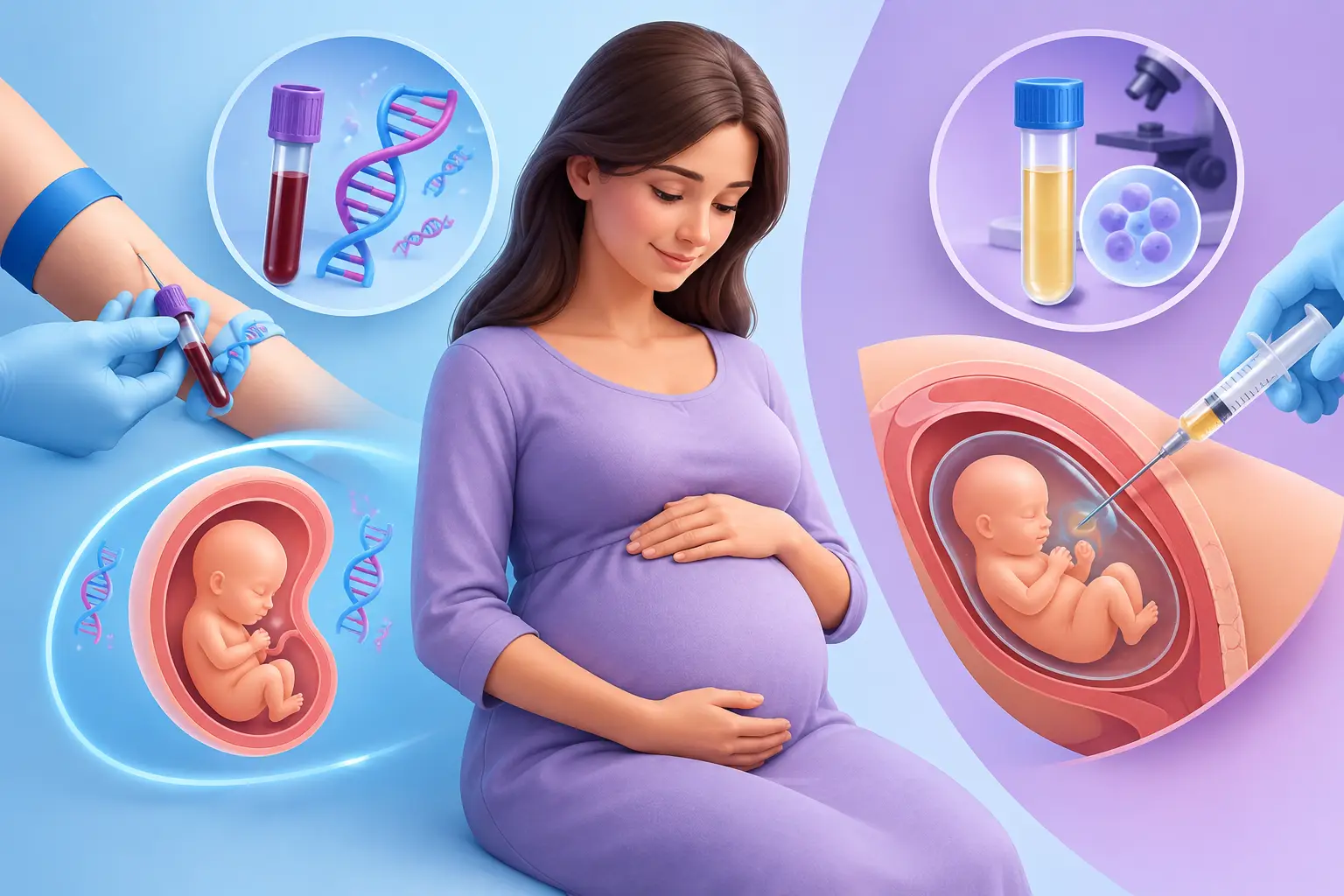 ADN fetal versus amniocentesis, ¿cuál elegir?